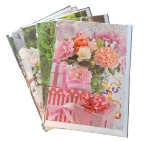 Dubbele kaarten Bloemen