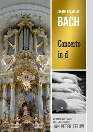 Concerto in d - vierhandig orgel - Notenschrift